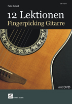 12 Lektionen Fingerpicking Gitarre