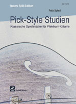 Pick Style Studien für Gitarre